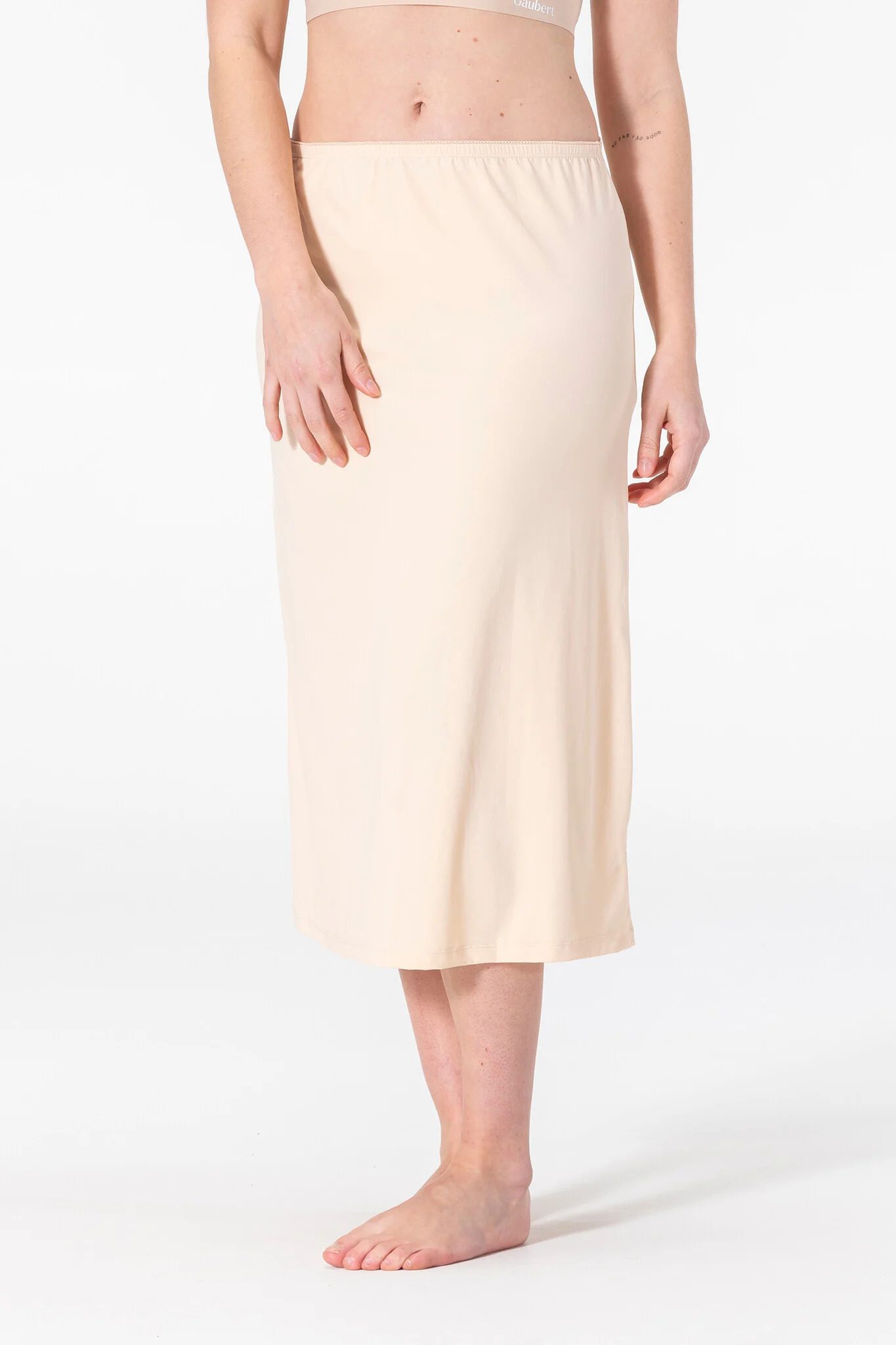Vooraanzicht Onderrrok Beige