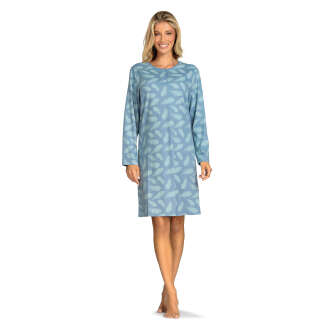 Comtessa Nachthemd 'Like a Feather' - Blauw