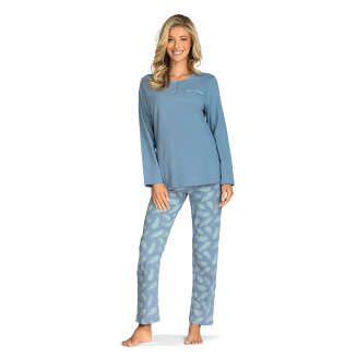Comtessa Pyjama 'Like a Feather' - Blauw