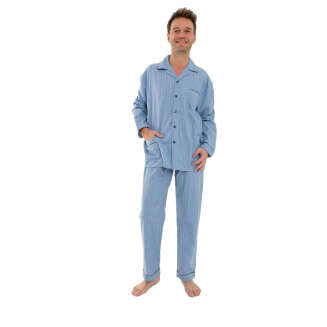 Outfitter Flannel Pyjama 'Chevron Blue'